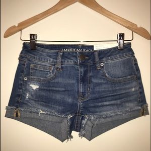 Super Stretch American Eagle Denim Shorts